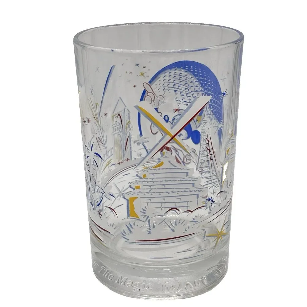 Walt Disney World 100 years of Magic 25th Anniversary Glass Mickey